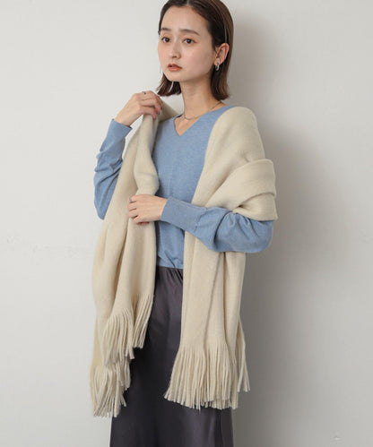 針織流蘇圍巾
