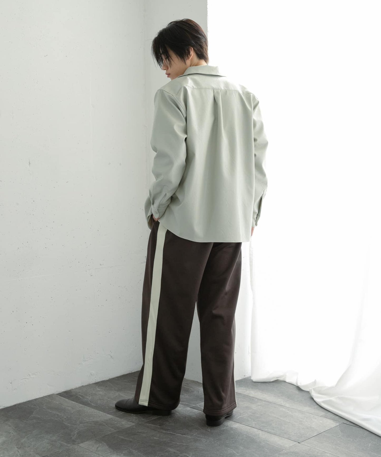 條紋運動長褲