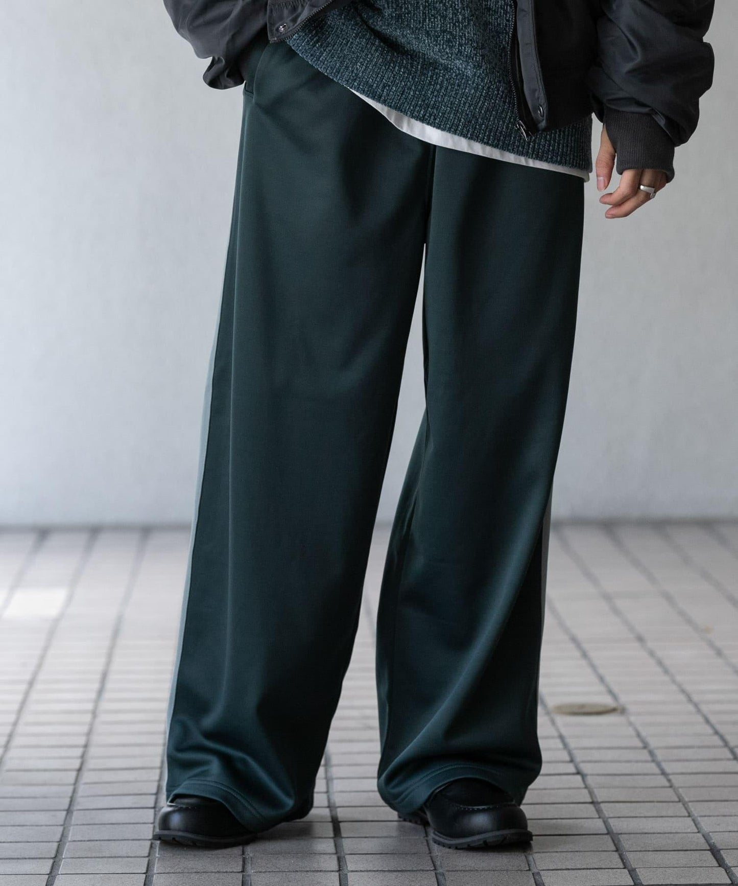 條紋運動長褲