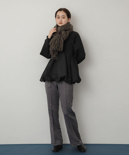 針織流蘇圍巾