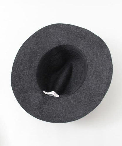 基礎款毛氈寬簷帽
