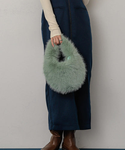 毛絨單肩包