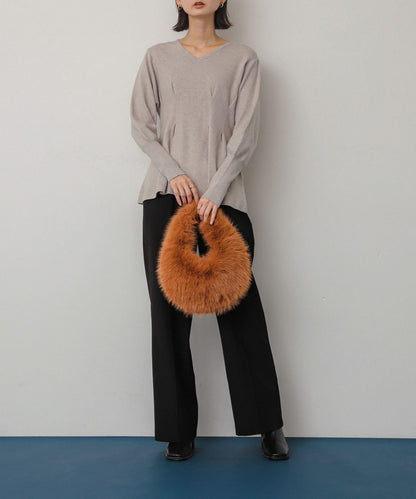 毛絨單肩包