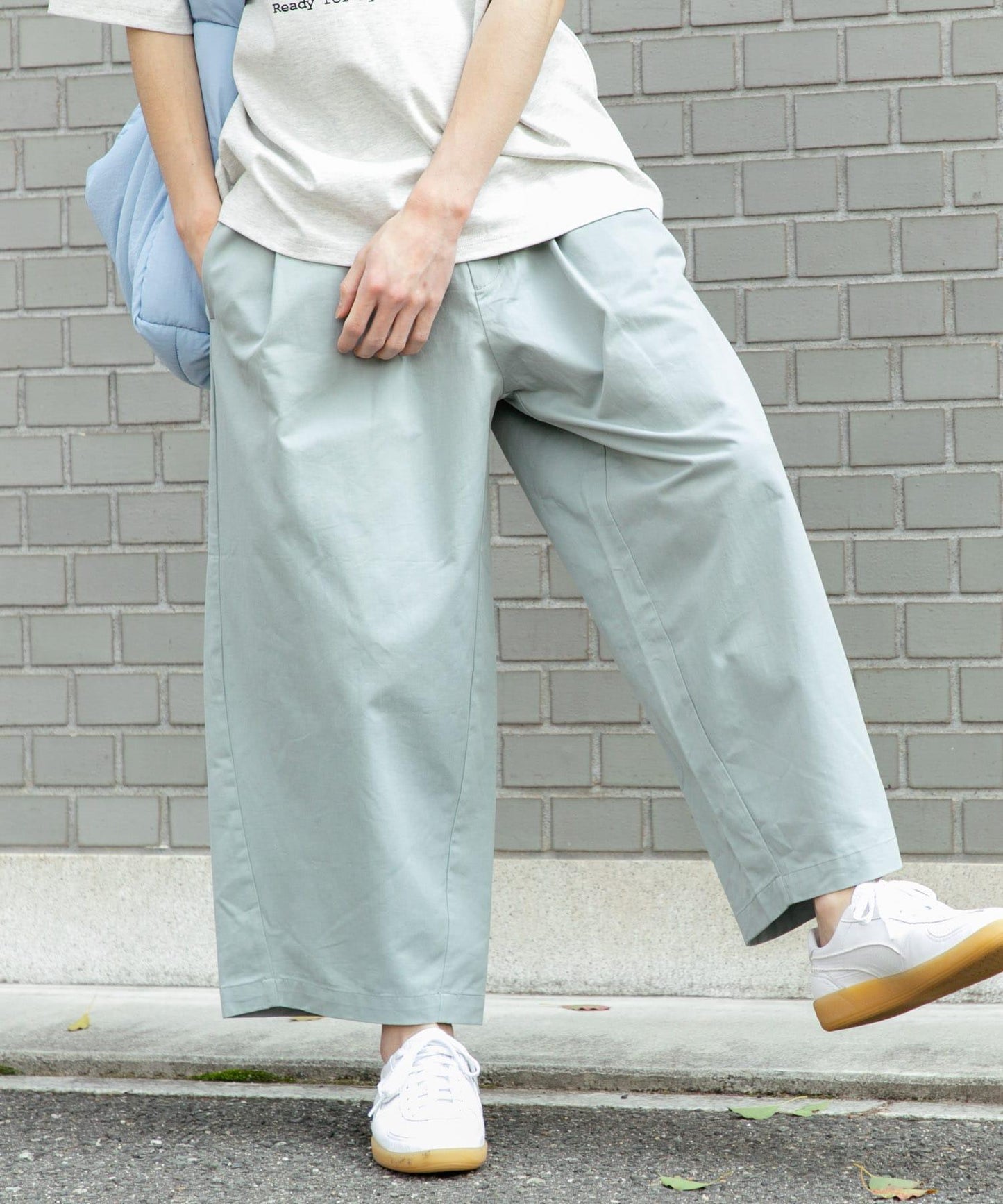 桶型休閒長褲