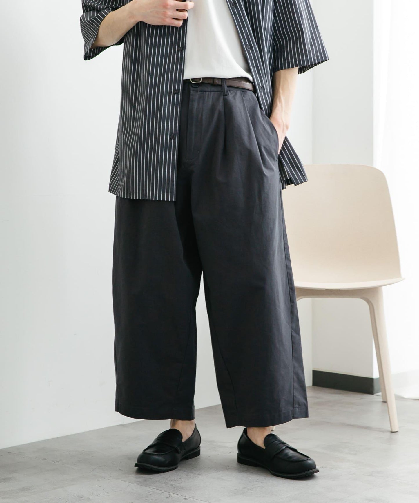 桶型休閒長褲