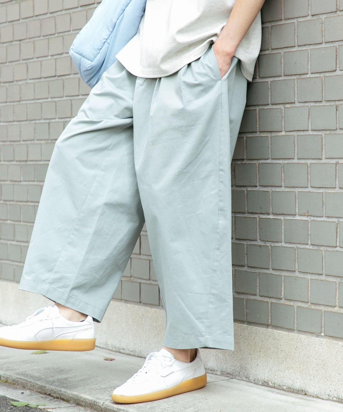 桶型休閒長褲