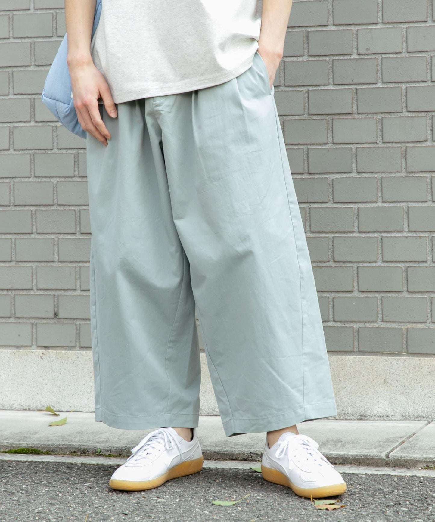 桶型休閒長褲