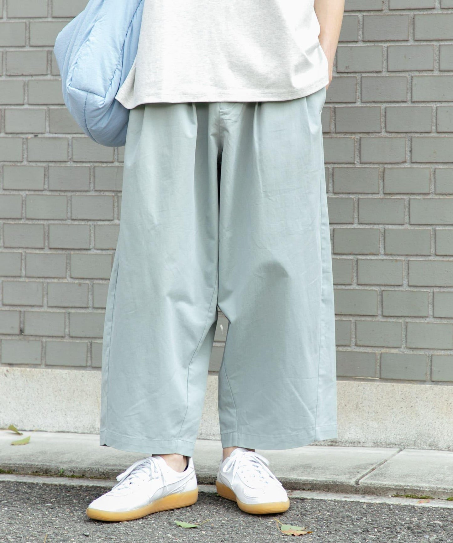 桶型休閒長褲