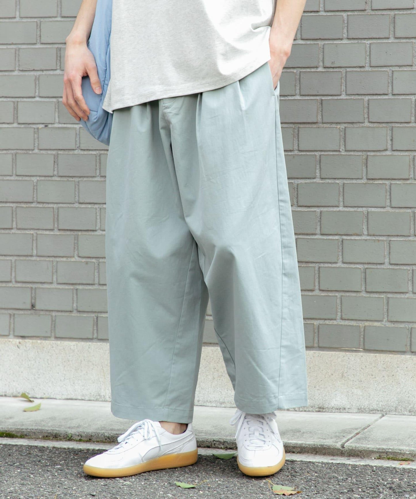 桶型休閒長褲