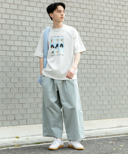 桶型休閒長褲