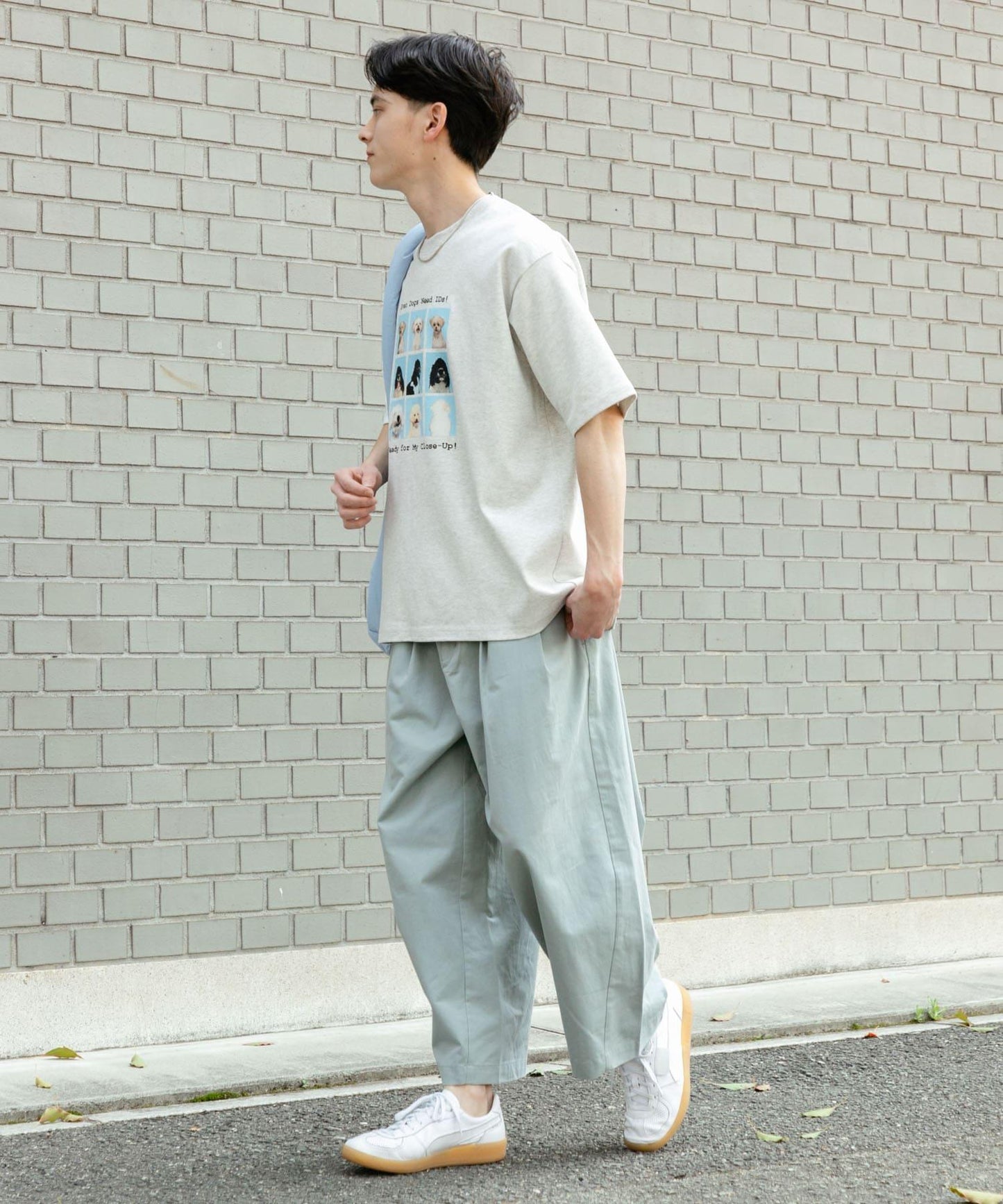 桶型休閒長褲