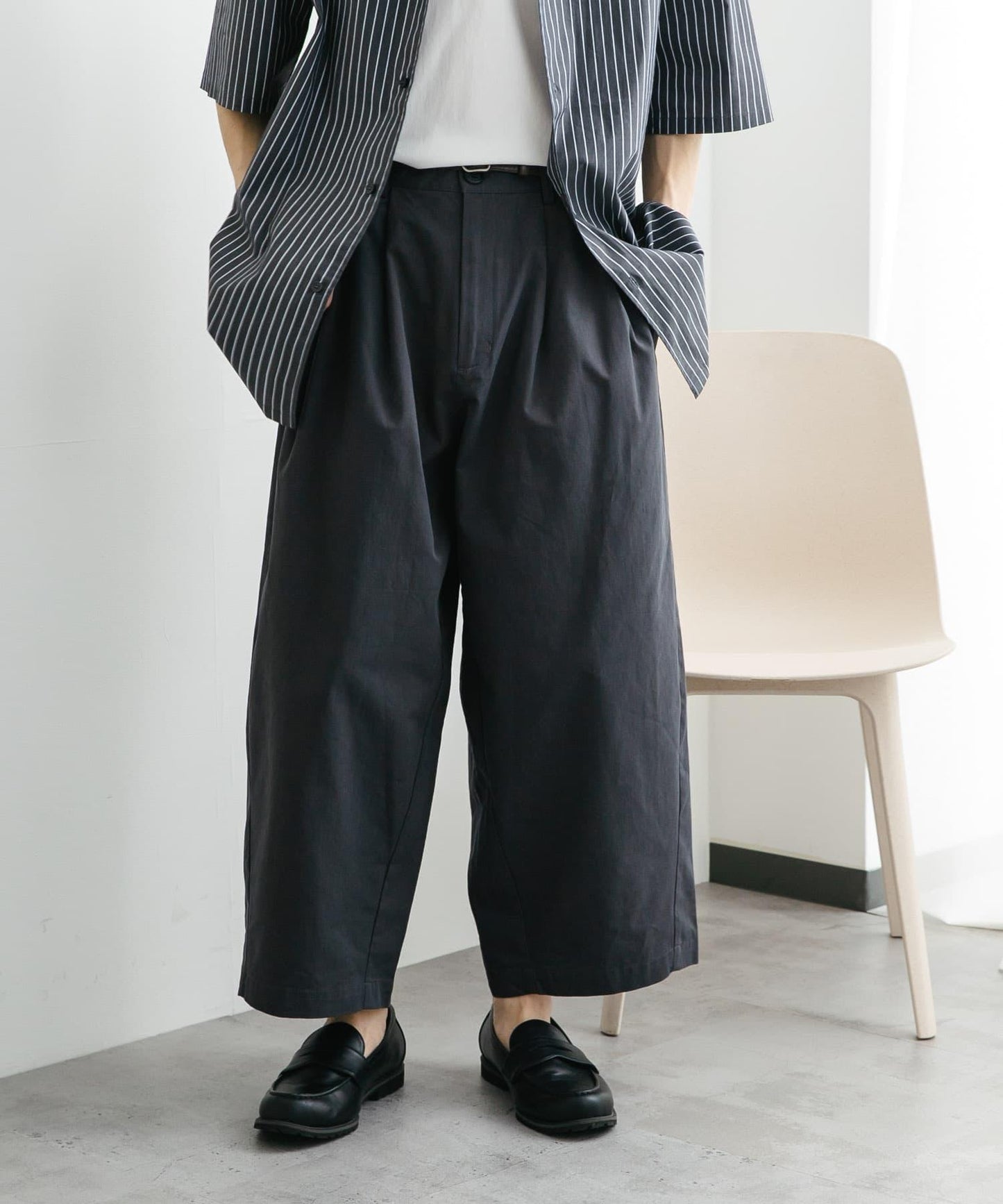 桶型休閒長褲