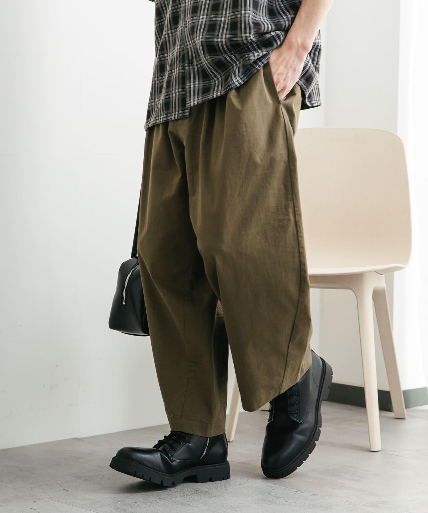 桶型休閒長褲