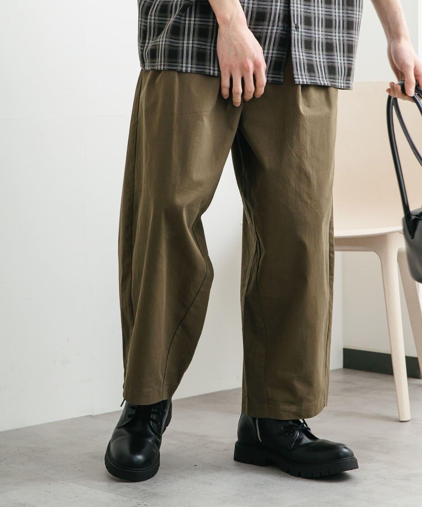 桶型休閒長褲