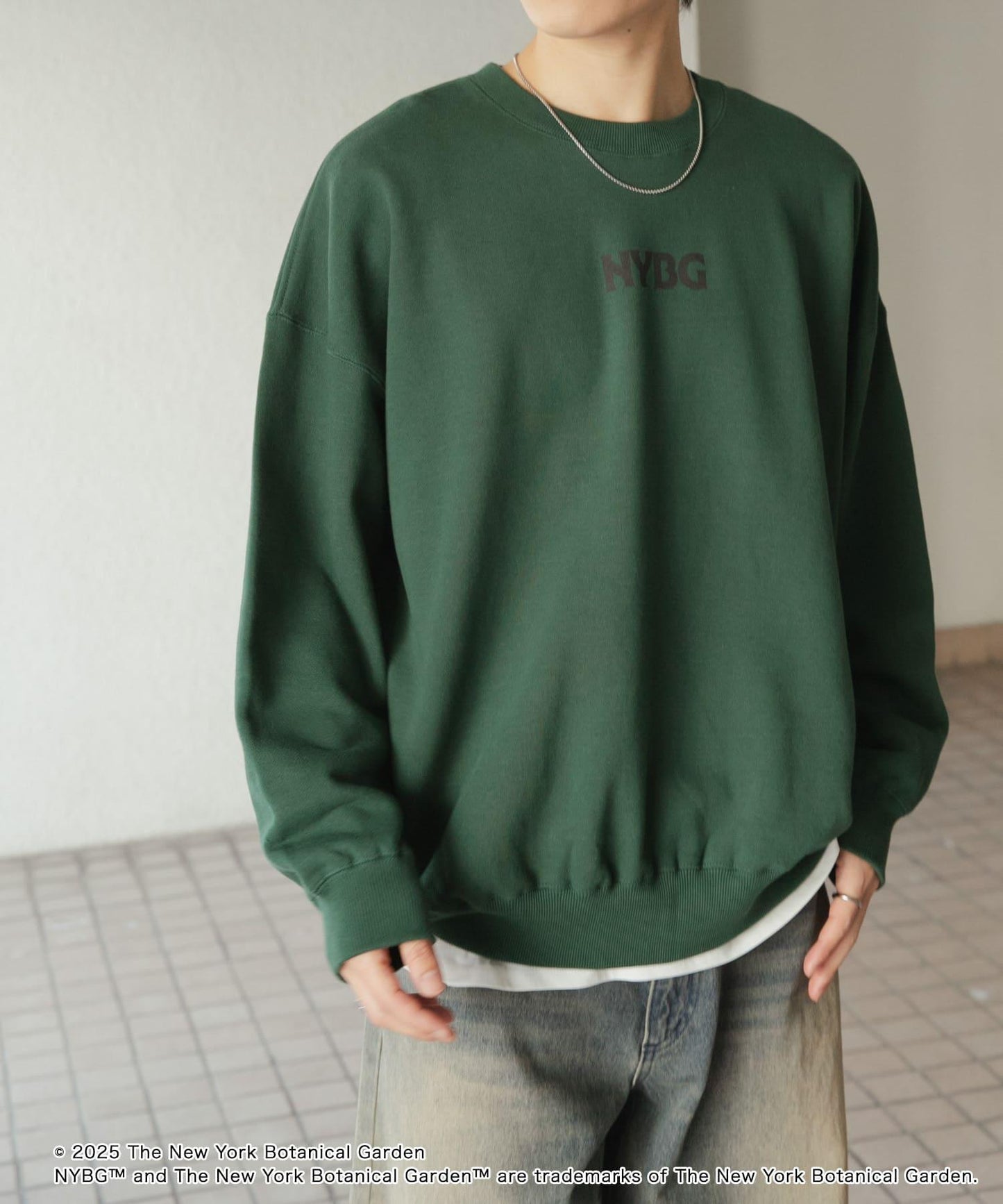 NYBG 圓領寬鬆衛衣A