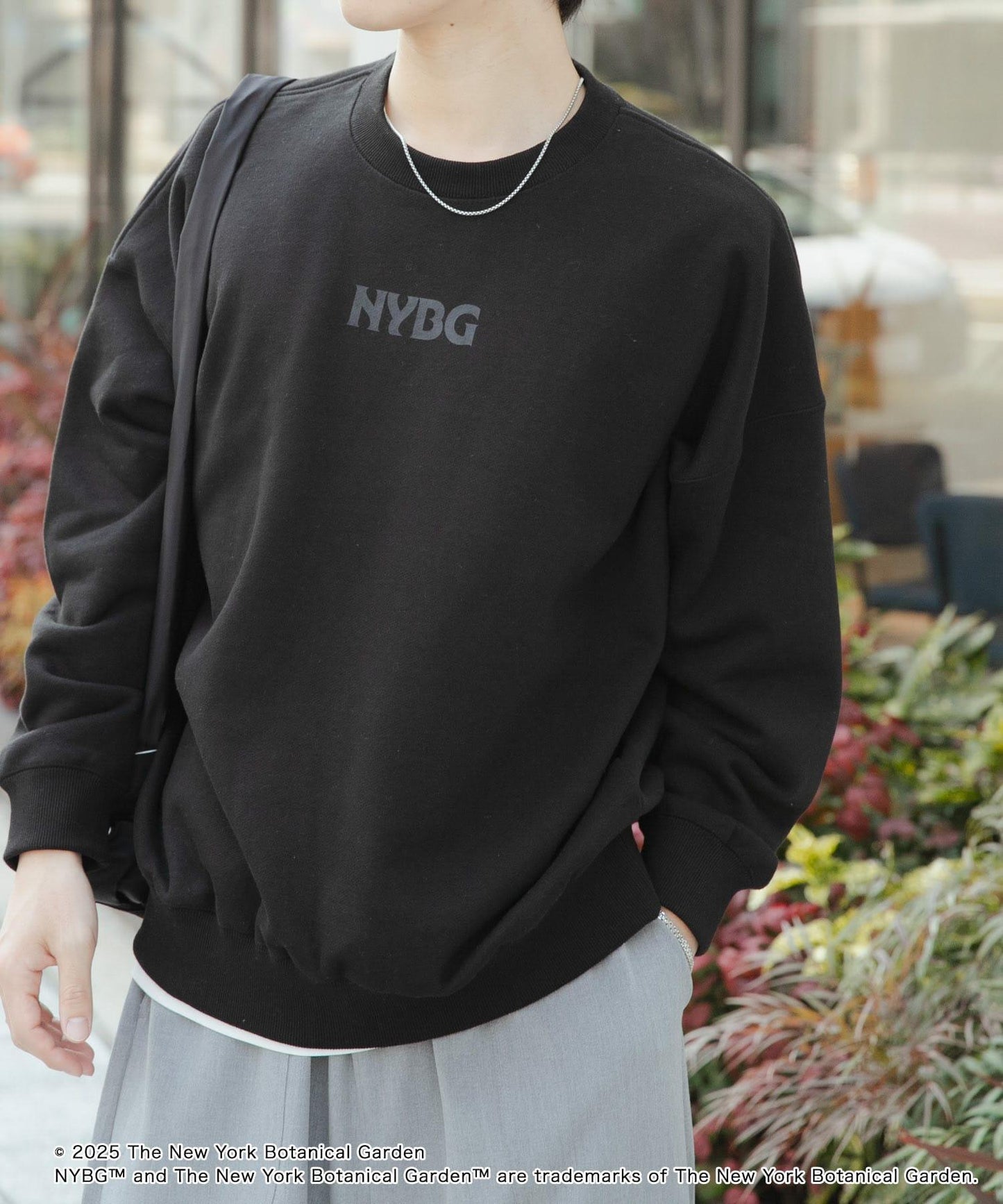 NYBG 圓領寬鬆衛衣A