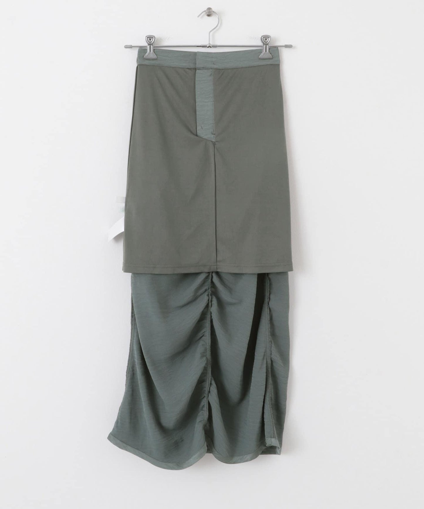 緞面側袋半身裙