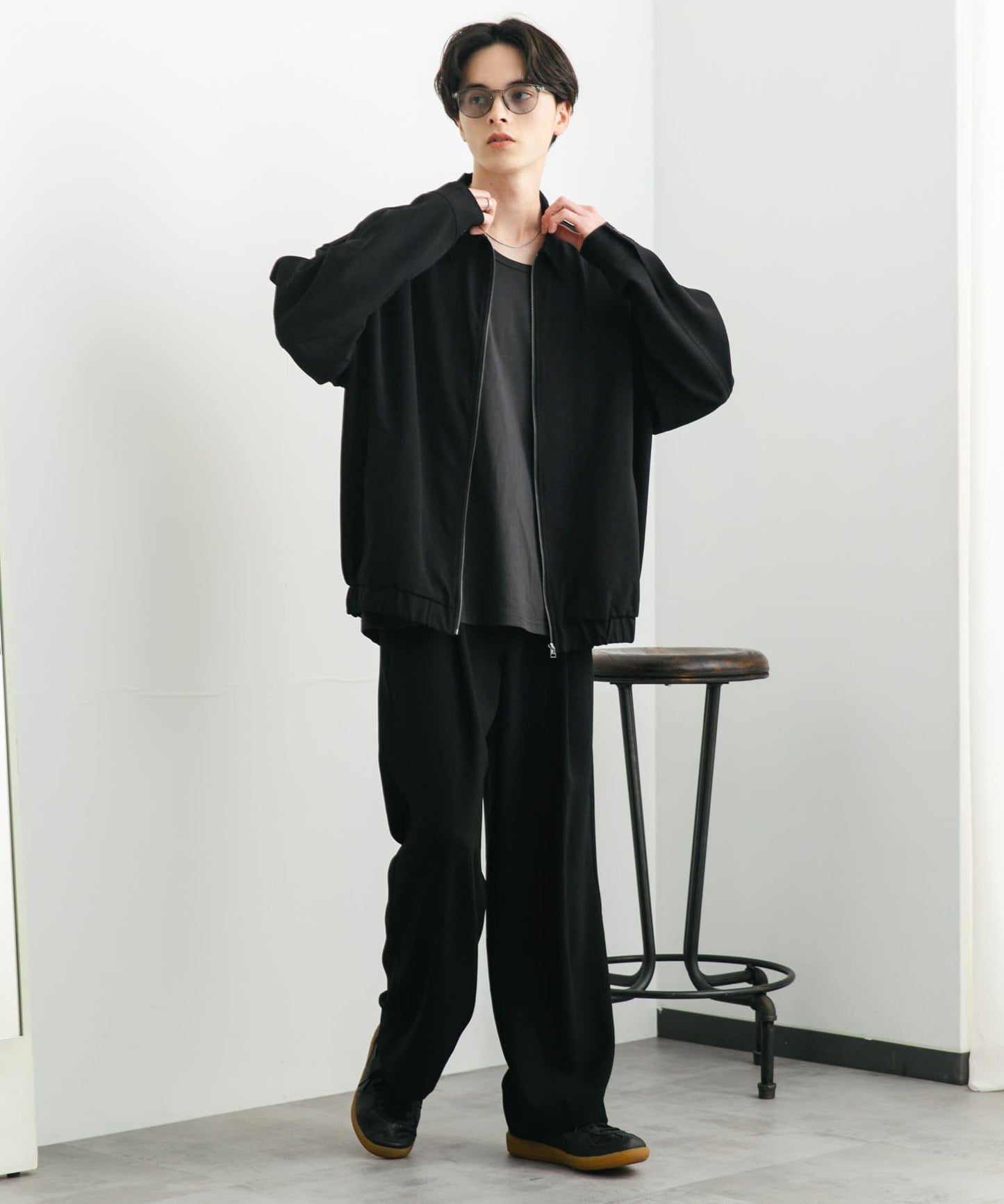 UR TECH DRYLUXE 亞麻風寬鬆長褲