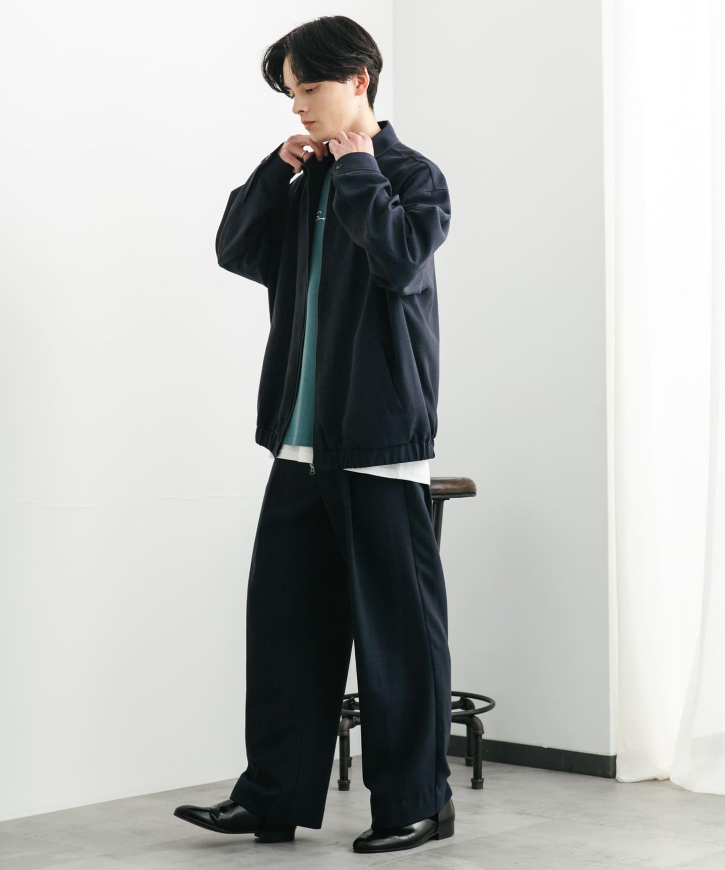 UR TECH DRYLUXE 亞麻風寬鬆長褲