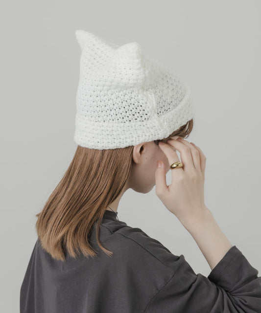 貓耳針織帽