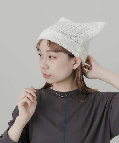 貓耳針織帽