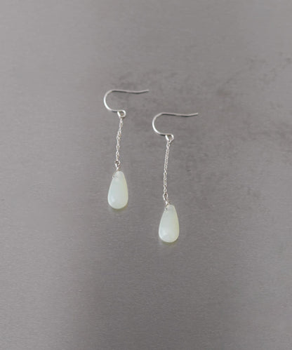 SMELLY so’新玉鏈條掛鉤耳飾