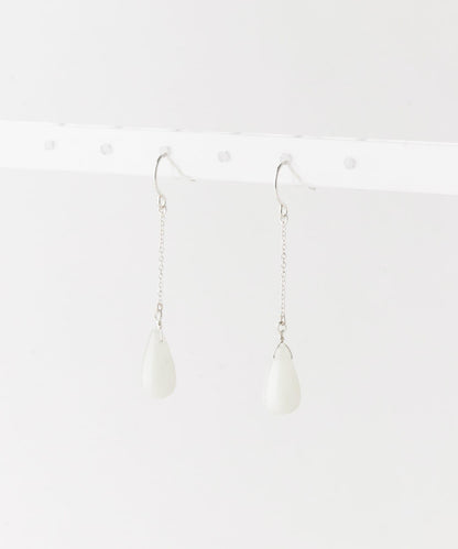 SMELLY so’新玉鏈條掛鉤耳飾