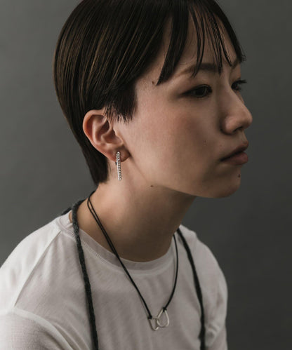 SMELLY so’不對稱鏈條耳環