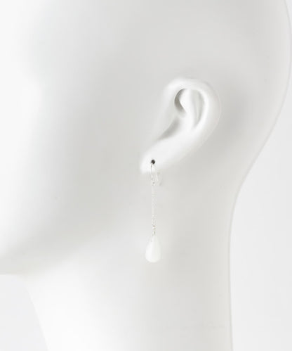 SMELLY so’新玉鏈條掛鉤耳飾