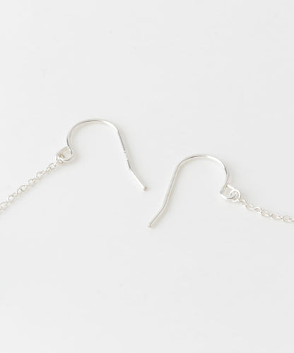 SMELLY so’新玉鏈條掛鉤耳飾