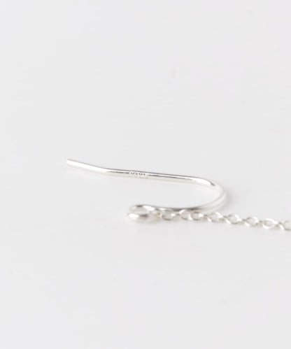 SMELLY so’新玉鏈條掛鉤耳飾