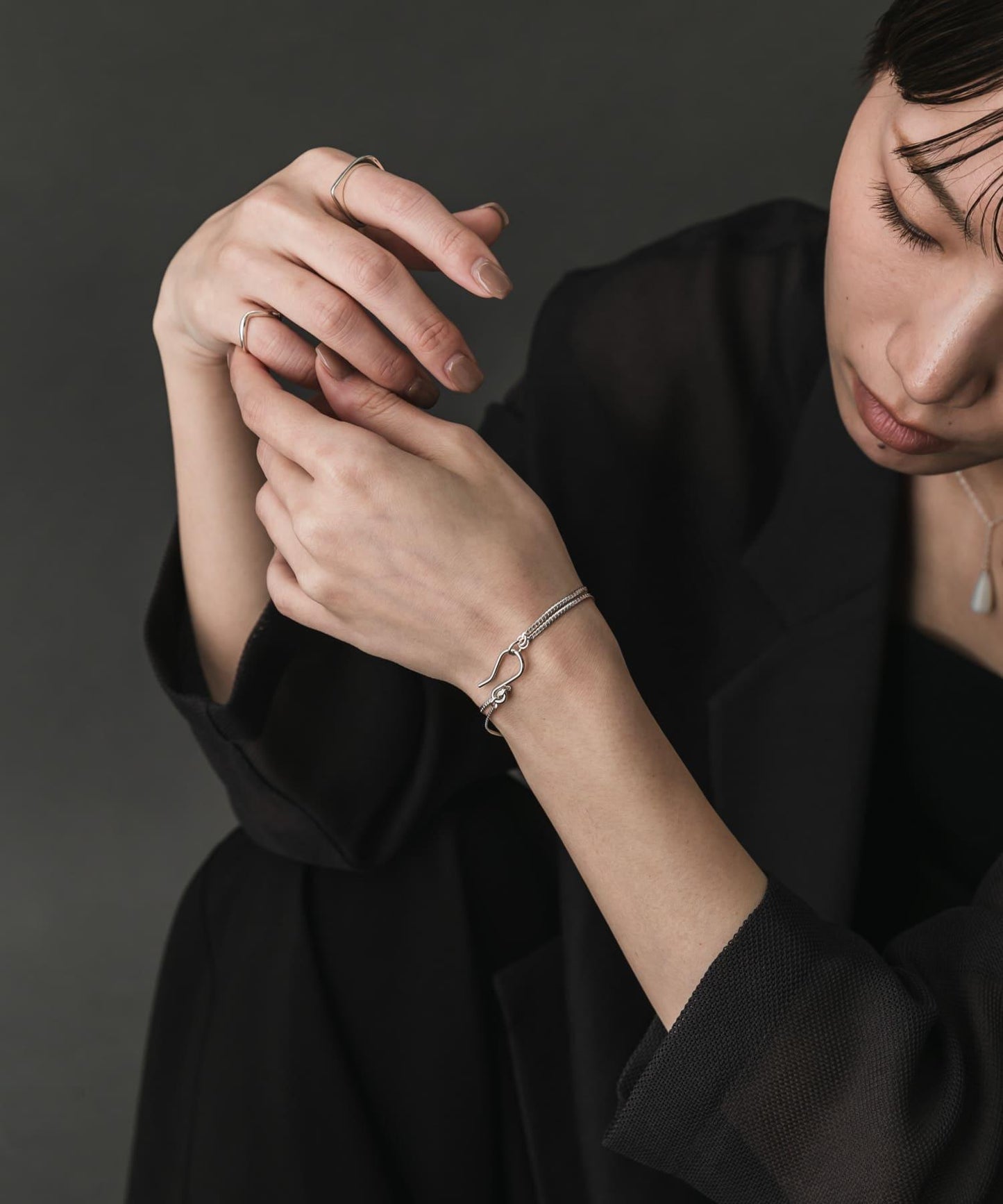 SMELLY so’雙層鏈條手鍊