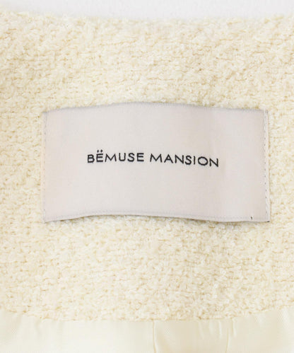 BEMUSEMANSION 粗花呢短外套