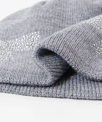 holy number 7 蝴蝶結針織帽