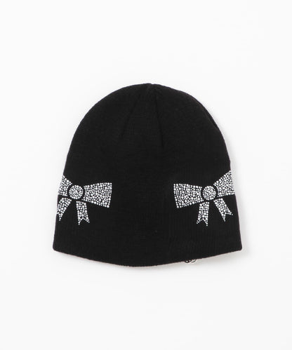 holy number 7 蝴蝶結針織帽