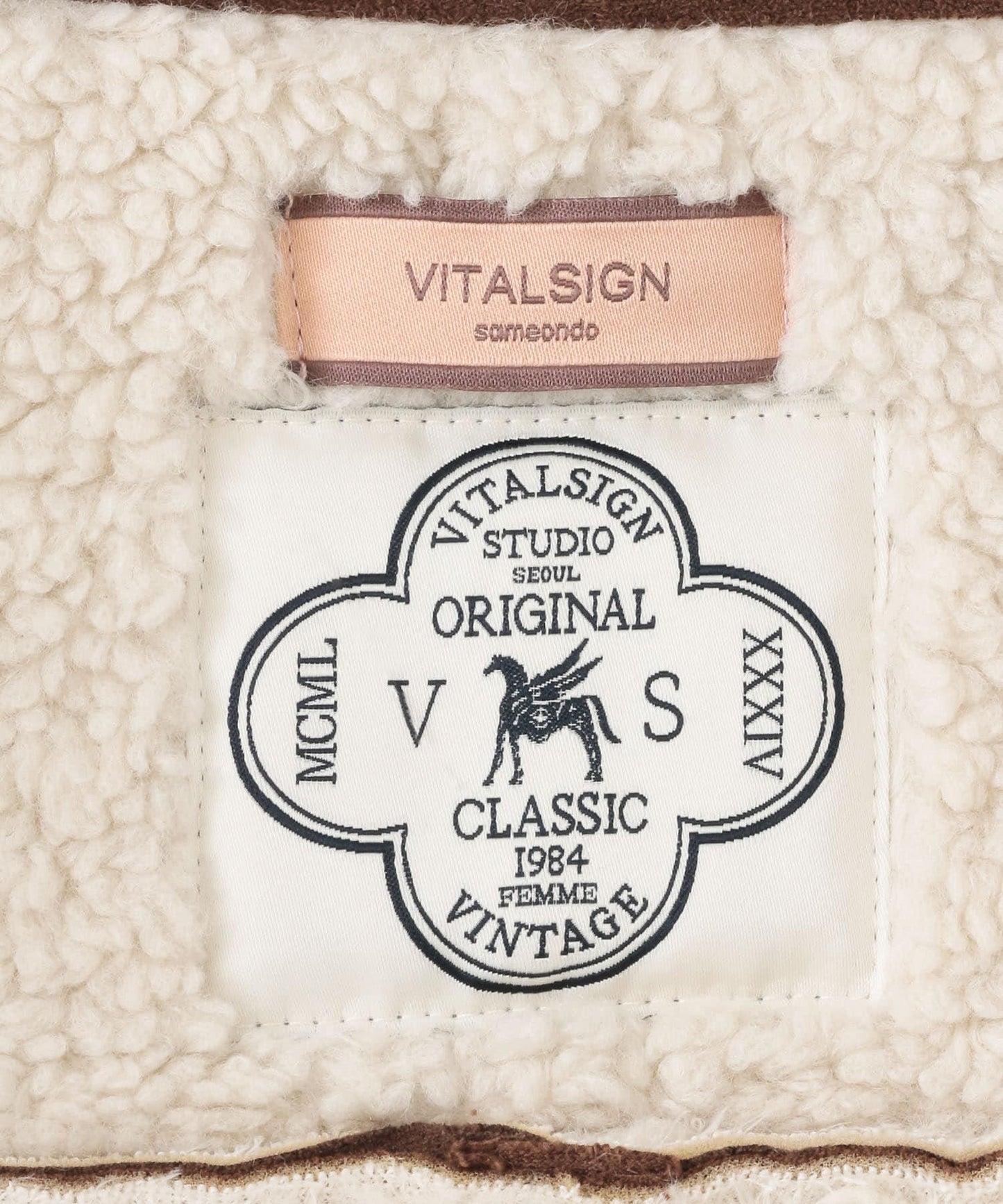 VITALSIGN 拼接馬甲夾克