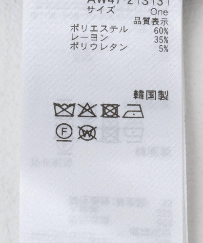 RRACE弧形下襬T恤