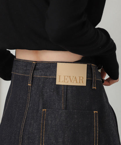 LEVAR 牛仔迷你裙