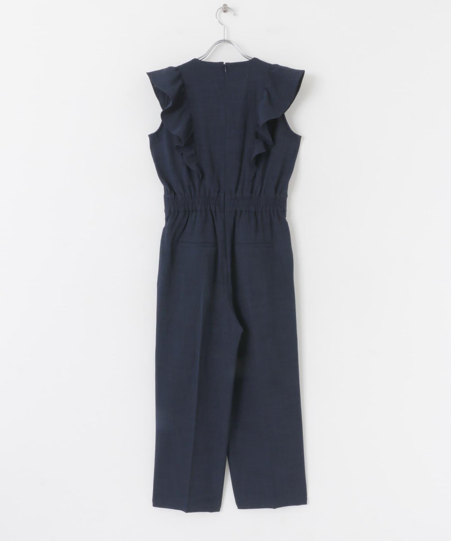 荷葉邊袖連體褲