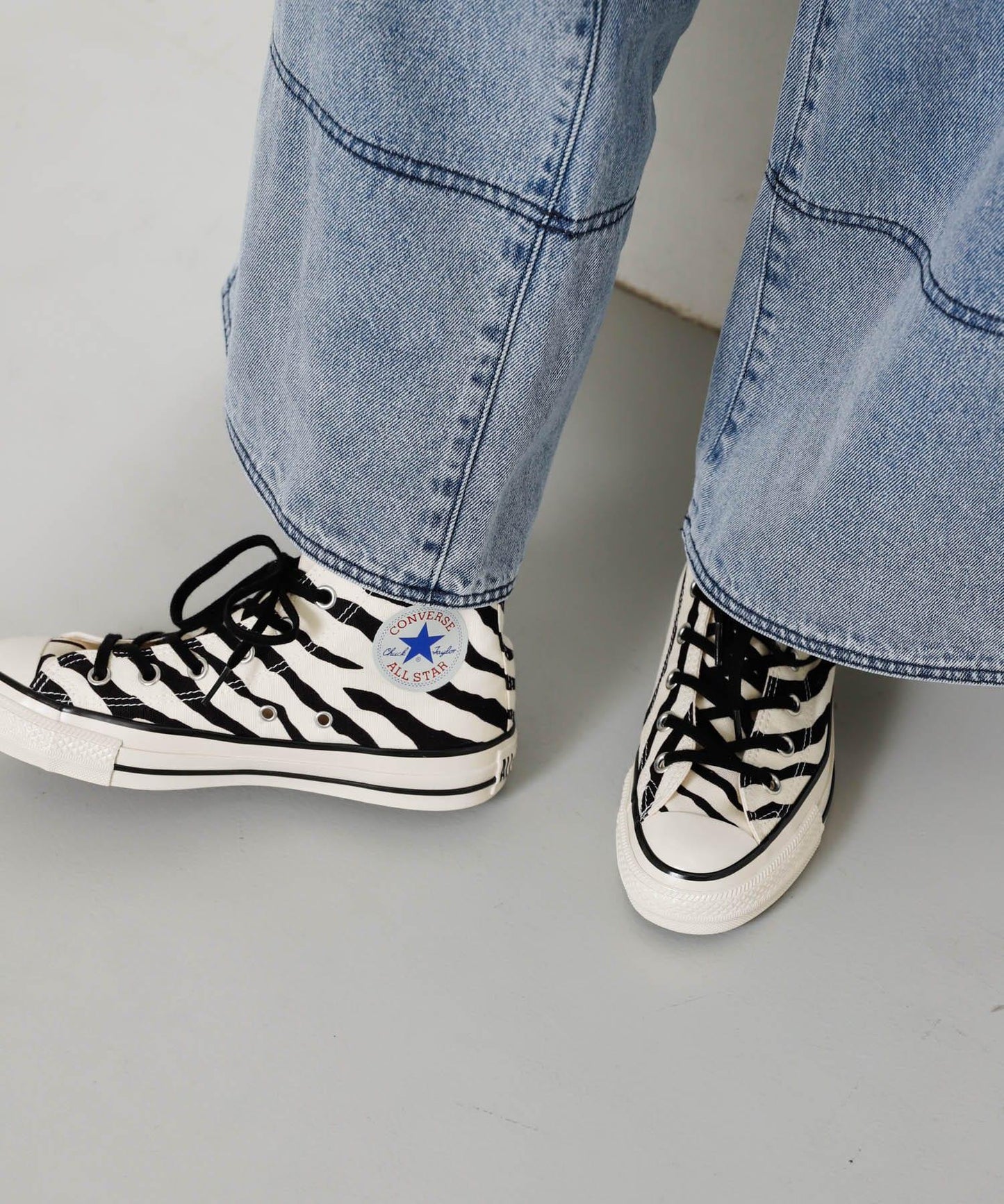 CONVERSE {ALL STAR} 美國斑馬高幫