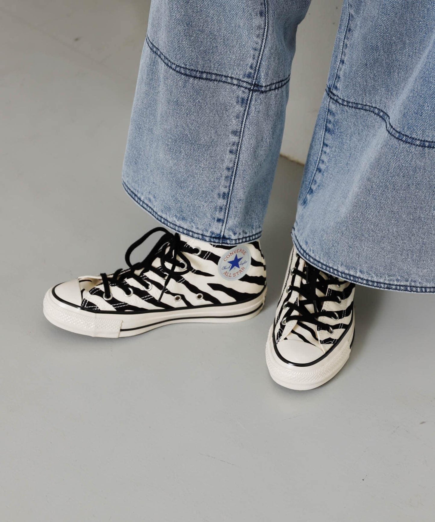 CONVERSE {ALL STAR} 美國斑馬高幫