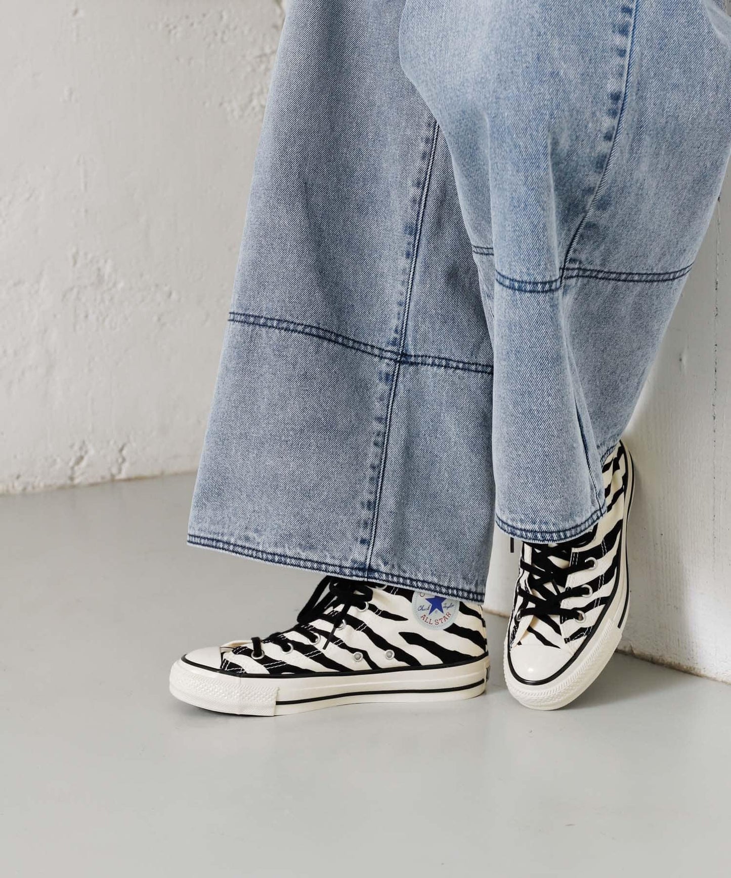 CONVERSE {ALL STAR} 美國斑馬高幫