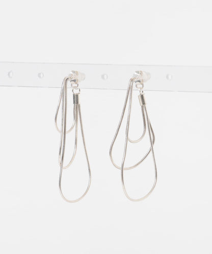 SMELLY so’三股鏈條耳環