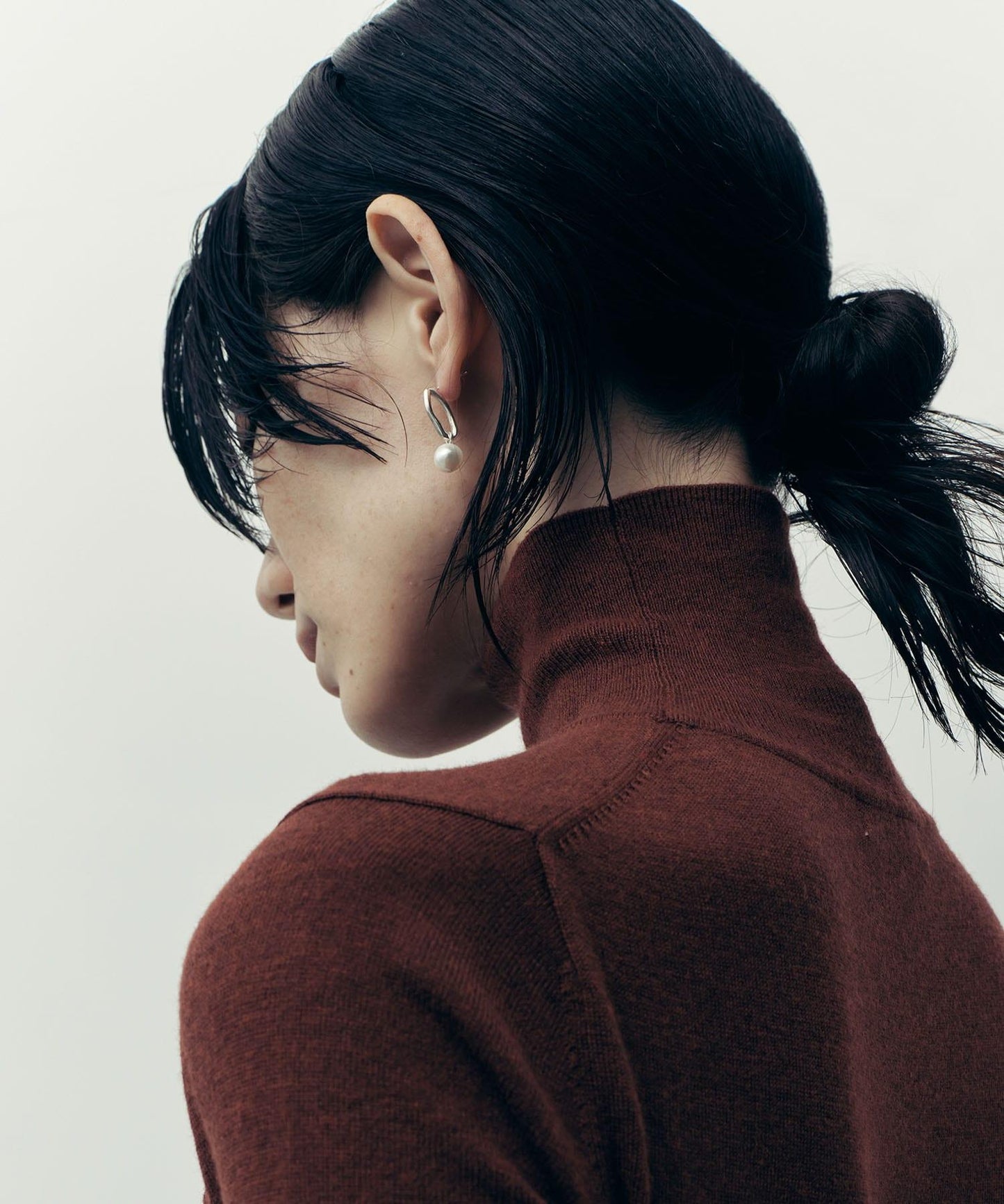 SMELLY so’珍珠水滴耳環