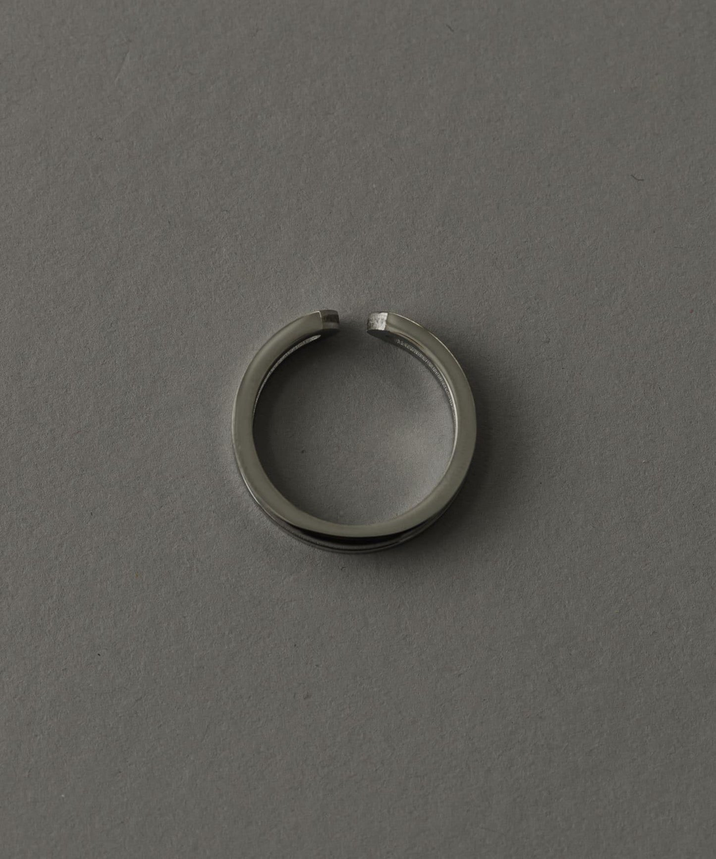 不鏽鋼雙線戒指