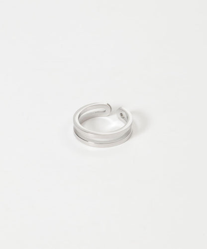 不鏽鋼雙線戒指