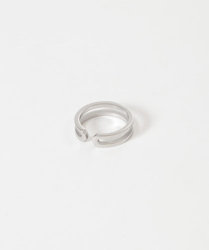 不鏽鋼雙線戒指