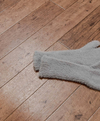 長款毛絨針織手套