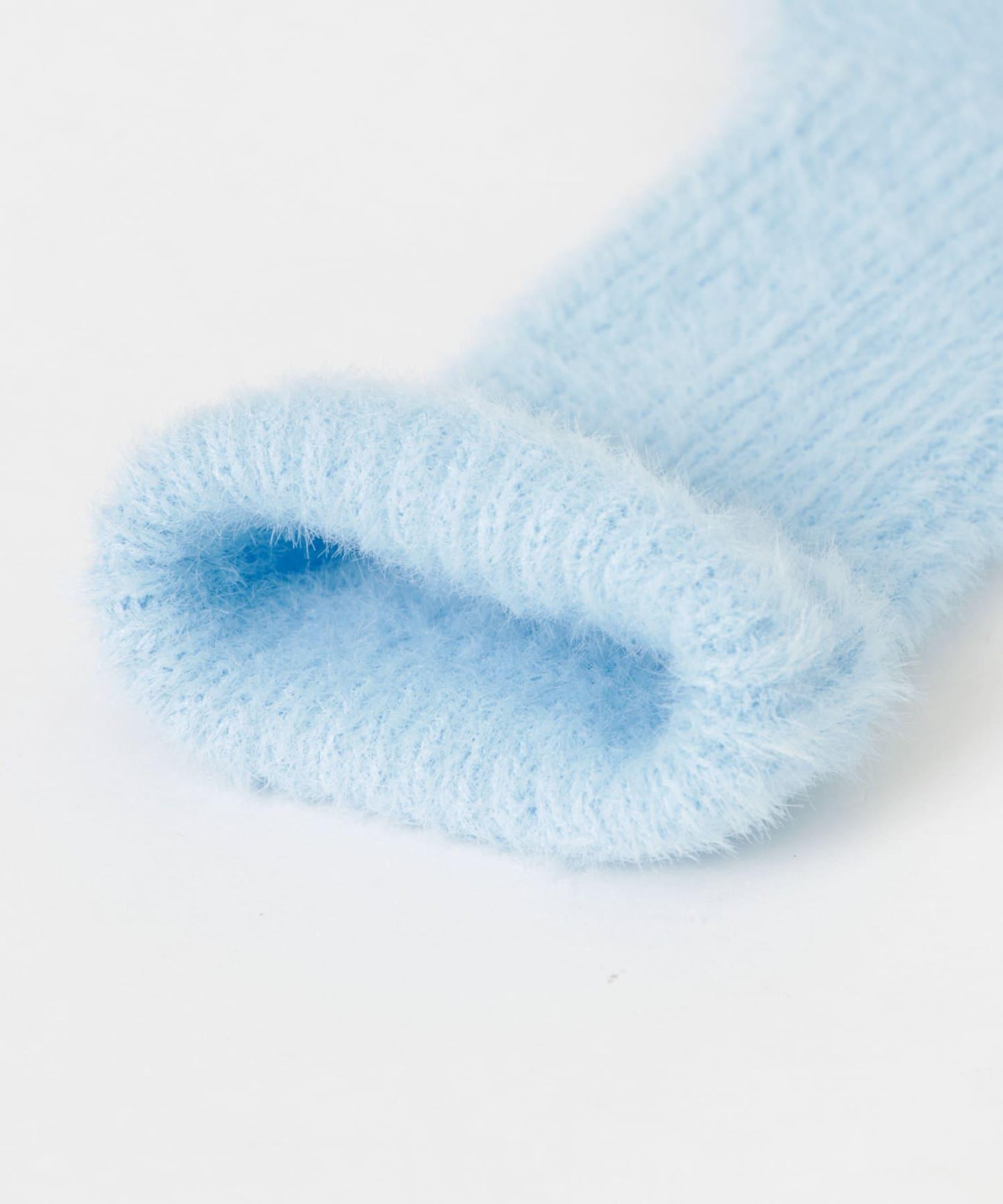 長款毛絨針織手套