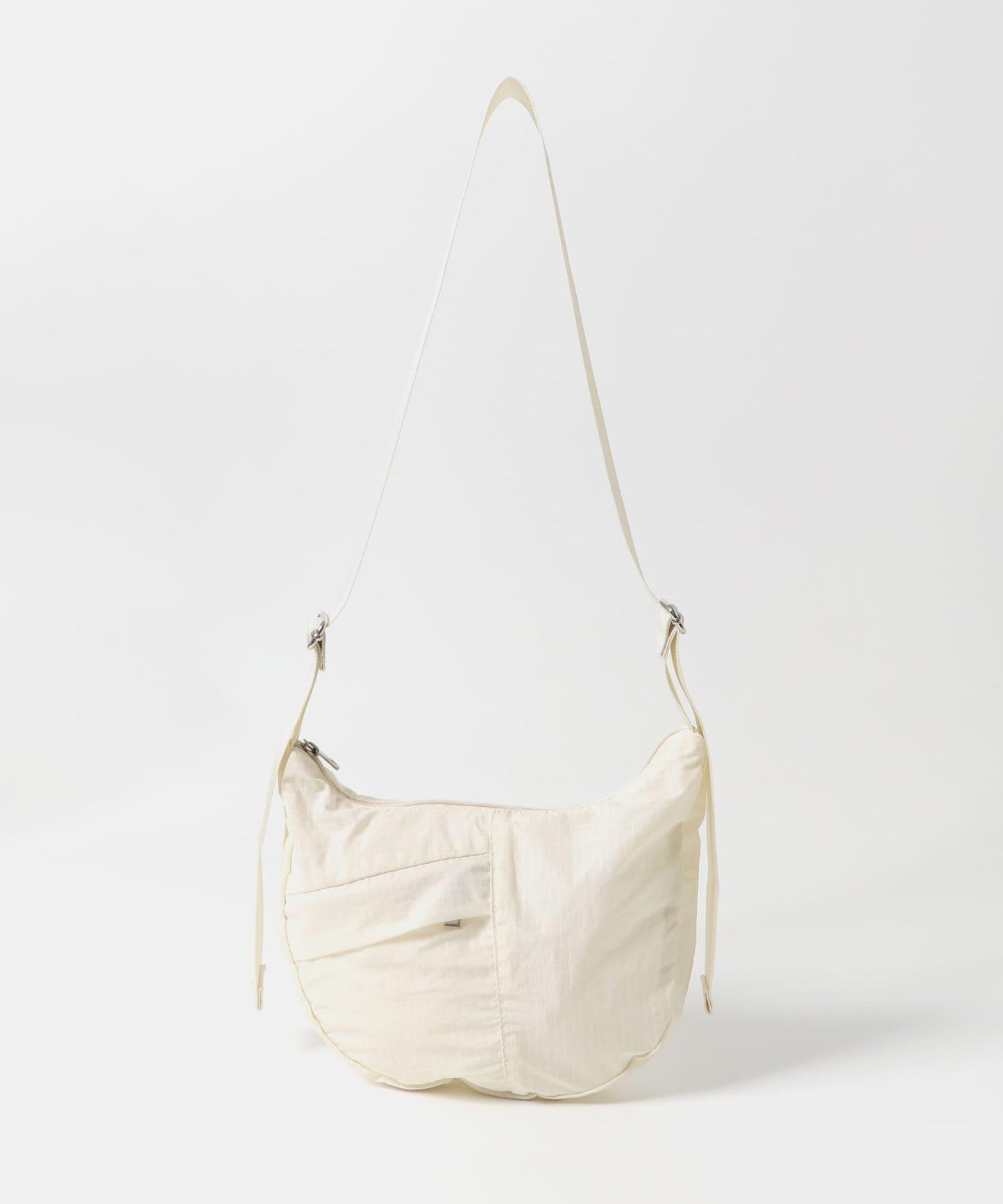 半月形尼龍單肩包